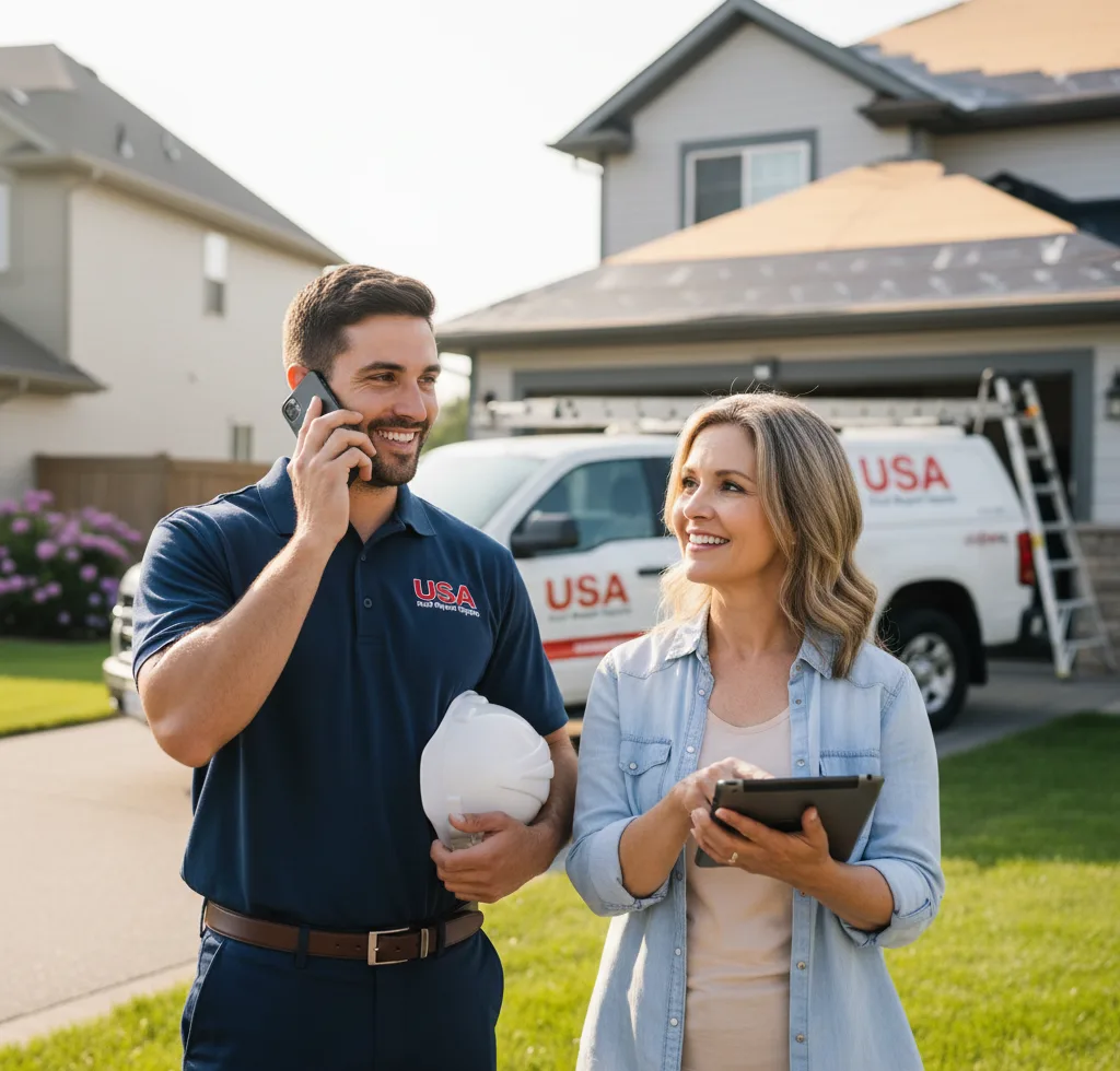 USA Roof Repair Experts customer support in Midland